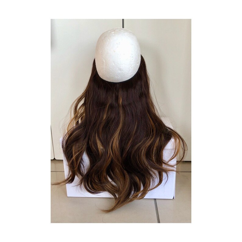 Elastic Wire Hair Extensions 1618 120g Thick Wavy Synthetic Etsy