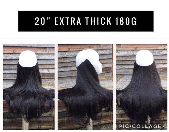 Halo Hair Extensions 20 Extra Thick 180g Layered Hexy Etsy