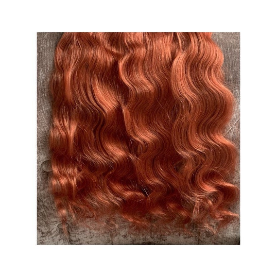 SALE Hexy-halo Hair Extensions on a Wire 18 Long 350 Copper - Etsy UK