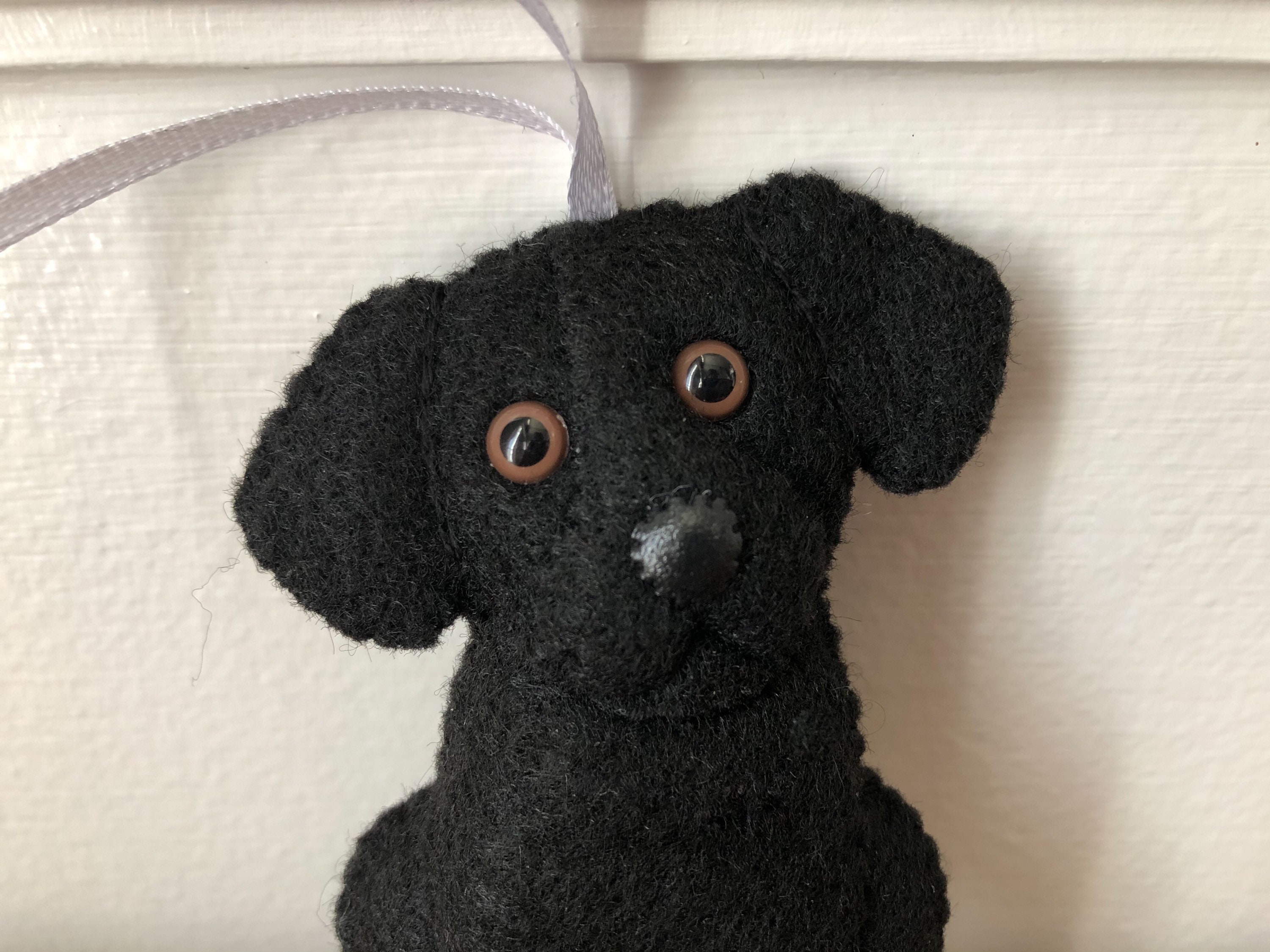 Labrador Retriever Puppy Ornament Lab Felt Ornament Black Lab Etsy