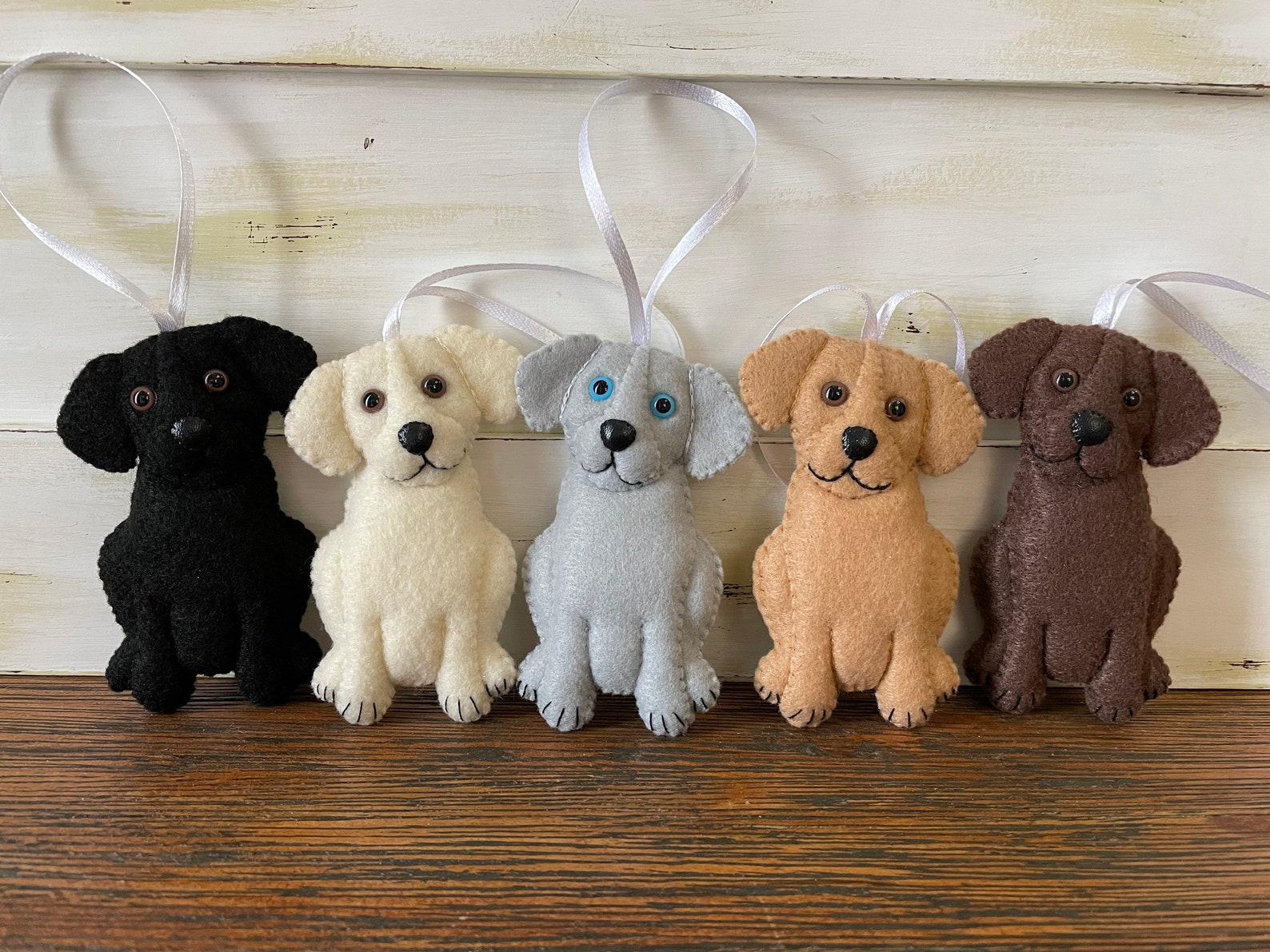 Labrador Retriever Puppy Ornament Lab Felt Ornament Black Lab Etsy