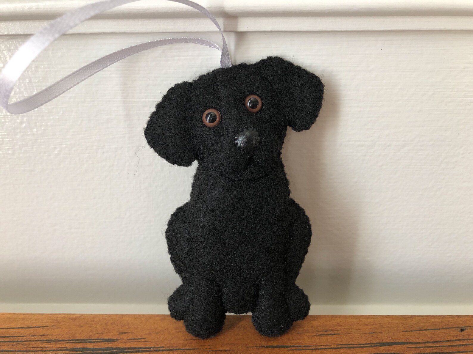 Labrador Retriever Puppy Ornament Lab Felt Ornament Black Lab Etsy