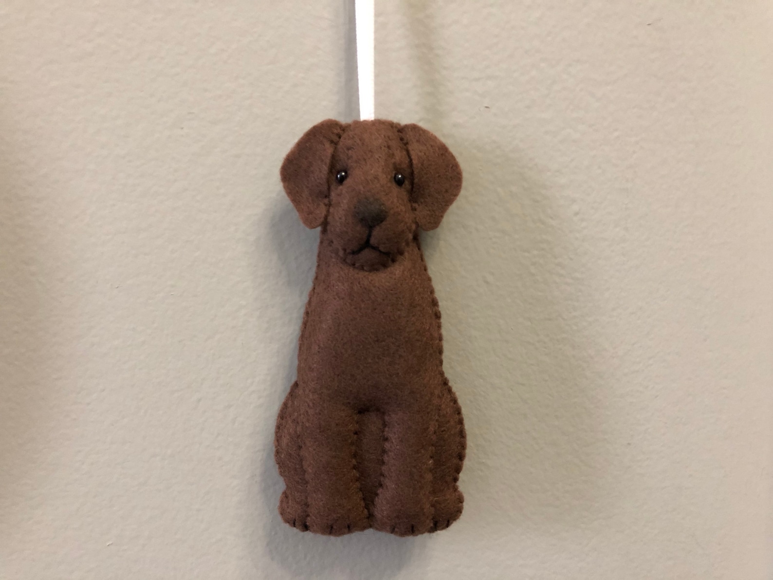 Lab Dog Labrador Retriever Felt Ornament Yellow Lab Chocolate Etsy