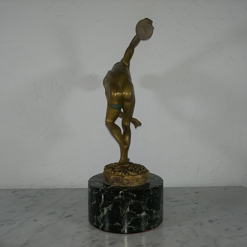 Antique French Gilt Bronze Sculpture Greco Roman Neoclassical Etsy