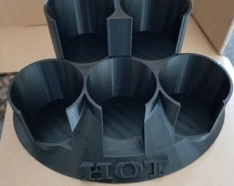 HOT Sauce Bottle Holder With &quot;HOT&quot; Printed on Front // Kitchen Organizer // Sauce Tray