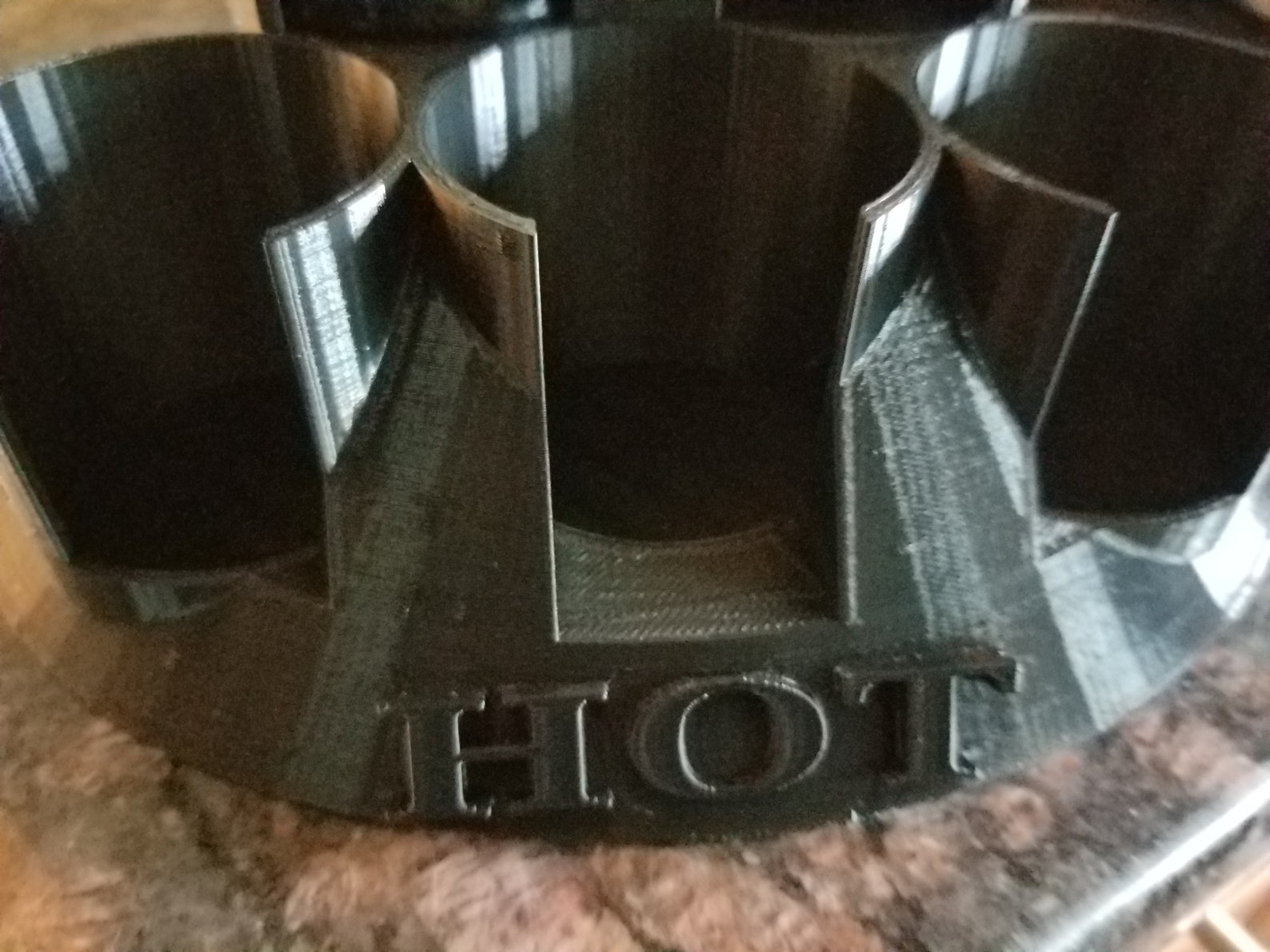 HOT Sauce Bottle Holder With hot Printed on Front Etsy