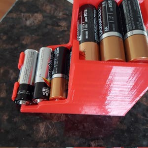 AA Battery Organizer Dispenser // Holder Storage of Batteries for Toys // Get Organized
