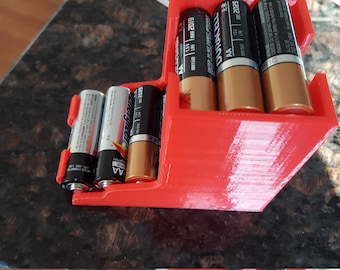 AA Battery Organizer Dispenser // Holder Storage of Batteries for Toys // Get Organized