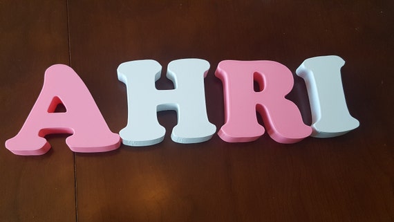 Letter Decorations For Kid S Room Nursery Laundry Room Etsy
