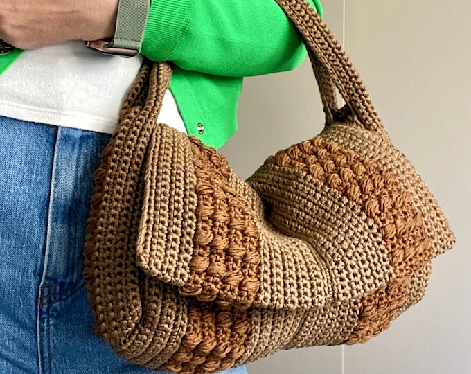 CROCHET PATTERN Cora Bag Crochet Bag Tote Pattern crochet purse  woman bag, shopping bag, summer bag  handbag purse