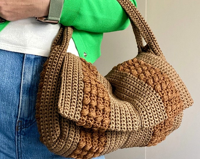 CROCHET PATTERN Cora Bag Crochet Bag Tote Pattern crochet purse  woman bag, shopping bag, summer bag  handbag purse