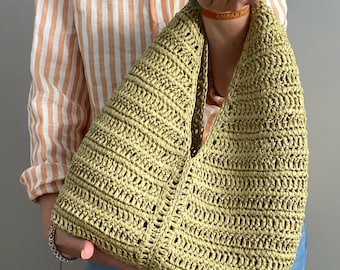 CROCHET PATTERN ZAIRA Bag Crochet Bag Pattern Wool Bag crochet purse  woman bag shopping bag summer bag beach bag, handbag