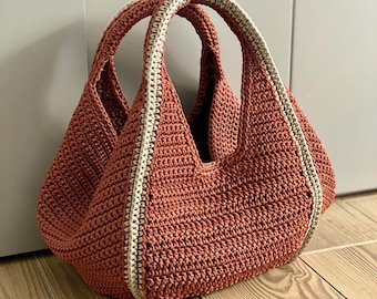 CROCHET PATTERN LIMA Bag Crochet Bag Pattern Wool Bag crochet purse  woman bag shopping bag summer bag beach bag, handbag Raffia Bag