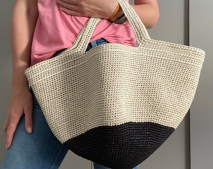 CROCHET PATTERN GRANADA Bag Crochet Bag Pattern Wool Bag crochet purse  woman bag shopping bag summer bag beach bag, handbag