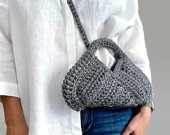 PATRÓN CROCHET MINIMECETARA Cetara Patrón Bolso Crochet Bolso bandolera crochet bolso mujer bolso verano bolso playa, bolso