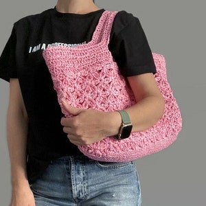CROCHET PATTERN STAR2024 Bag Crochet Bag Pattern Raffia Bag crochet purse  woman bag shopping bag summer bag beach bag, handbag