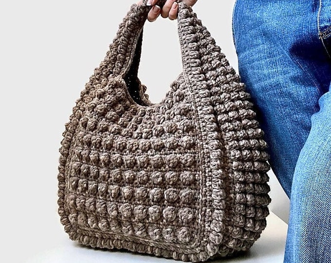 CROCHET PATTERN Ferrara Bag Crochet Bag Pattern Tote Pattern crochet purse  woman bag, shopping bag, summer bag beach bag, handbag