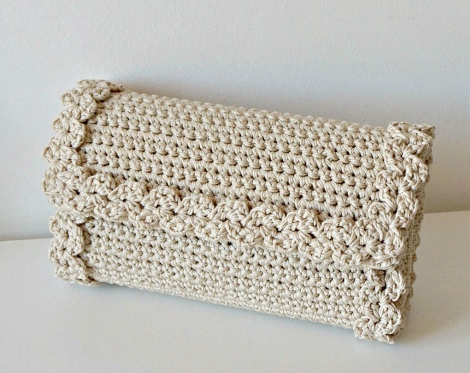 CROCHET PATTERN Crochet Bag Pattern crochet purse pochette pattern woman bag, evening bag, summer bag, handbag, crochet bag, clutch
