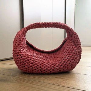 MOTIF AU CROCHET MATERA Sac au crochet Sac à main en raphia au crochet Sac à main pour femme sac shopping sac d'été sac de plage, sac à main