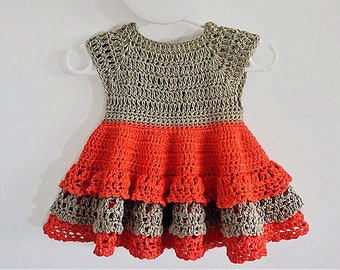 Crochet PATTERN Baby Dress Pattern Crochet Girl Dress Pattern Baby Girl Clothes Crochet Baby Dress PATTERN PDF (sizes up to 8 years)