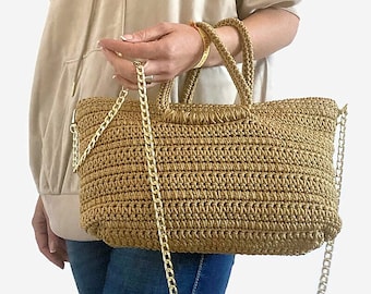 CROCHET PATTERN Mia Bag Crochet Bag Pattern Tote Pattern Woman Bag