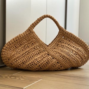 4 CROCHET PATTERNS Crochet Bag Pattern Tote Pattern crochet purse woman bag, shopping bag, summer bag handbag crochet shoulder bag image 3
