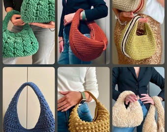Bolsos De Crochet De Mallas Paso A Paso Malla Plástica Para