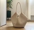 CROCHET PATTERN LEA Bag Crochet Bag Pattern Wool Bag crochet purse  woman bag shopping bag summer bag beach bag, handbag Raffia Bag product logo