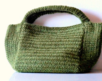 KNITTING PATTERN Knitting Bag Pattern Bag Making Tutorial Knitted Bag Pattern Purse Pattern DIY Shopping Bag Pattern