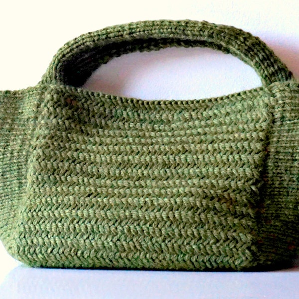 KNITTING PATTERN Knitting Bag Pattern Bag Making Tutorial Knitted Bag Pattern Purse Pattern DIY Shopping Bag Pattern