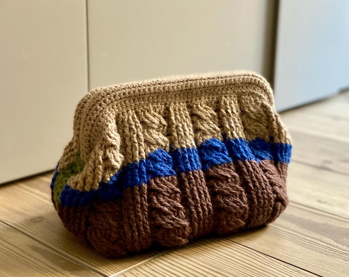 CROCHET PATTERN VENUS Clic Clac Bag Crochet Bag Pattern Wool Bag crochet purse  woman bag, handbag, tote, video tutorial