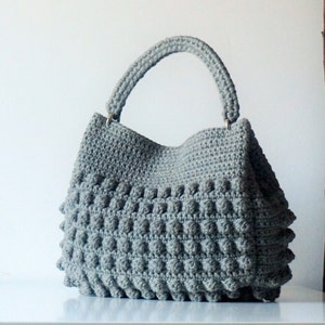 CROCHET PATTERN Crochet Bag Pattern Tote Pattern crochet purse woman bag, shopping bag, summer bag beach bag, handbag, crochet shoulder bag image 1