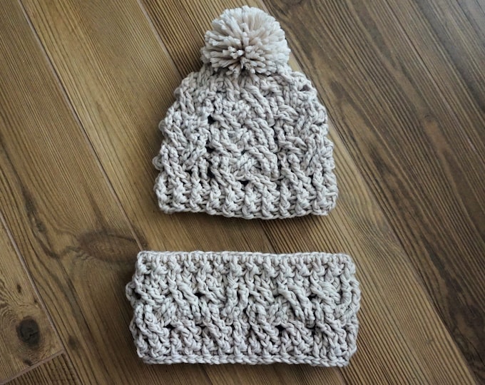 CROCHET PATTERN Crochet Hat Pattern, Winter Woven Crochet Hat Pattern, Crochet Hat Pattern, Crochet Cables, Cowl Pattern