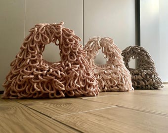 CROCHET PATTERN Mini FRINGE Bag Crochet Bag Pattern Tote Pattern crochet purse  woman bag, shopping bag, summer bag beach bag, handbag