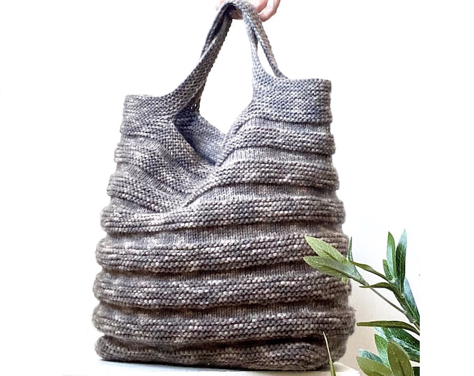 KNITTING PATTERN Aprilia Bag Knit Bag Pattern knitting  shopping bag,market bag, handbag, knitted shoulder bag, shopping bag