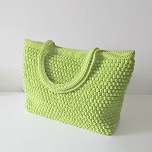 Modèle de sac au crochet, modèle de sac fourre-tout au crochet, sac à main pour femme, sac shopping, sac d'été, sac de plage, sac à main, sac à bandoulière au crochet