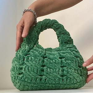 HÄKELANLEITUNG MILLY Bag Häkeltasche Häkeltasche Muster Wolle Tasche Tasche gehäkelte Frau Tasche , Handtasche, Tasche, Video Tutorial