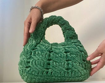 PATRÓN DE GANCHILLO Bolso MILLY Patrón de bolso de ganchillo Bolso de lana Bolso de crochet Bolso de mujer, bolso de mano, tote, video tutorial