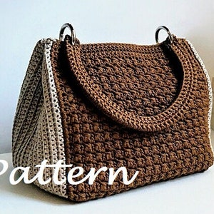 CROCHET PATTERN Crochet Bag Pattern Tote Pattern Crochet Purse Woman ...