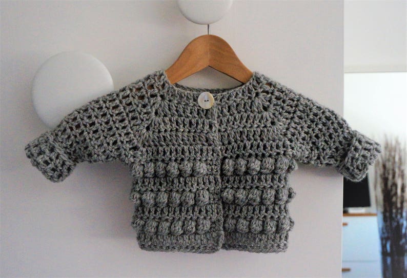 CROCHET PATTERN Cardigan Baby Infant Toddler Crochet Top - Etsy