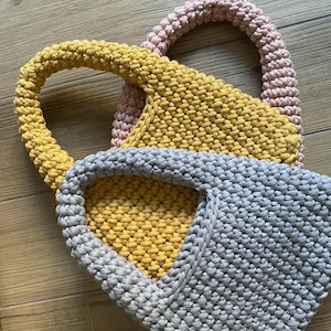 HÄKELANLEITUNG AMELIA Tasche Häkeltasche Häkeltasche Muster Gehäkelte Handtasche Frauentasche Einkaufstasche Sommertasche Strandtasche , Handtasche T-Shirt garn Tasche