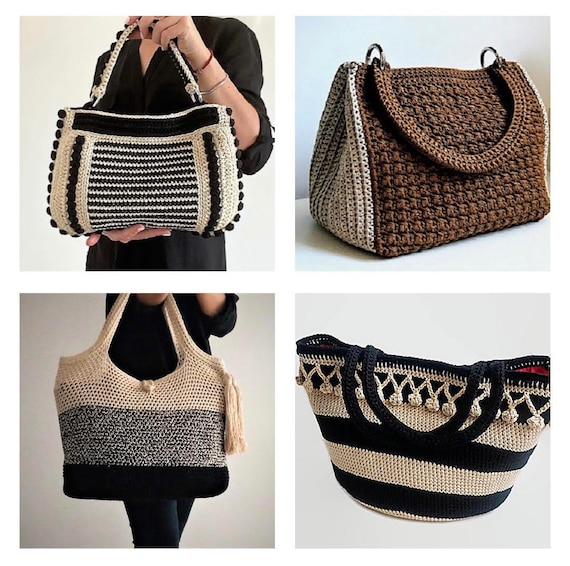 PATR N CROCHET Bolso Crochet Patr n Bolso Tote Patr n bolso mujer