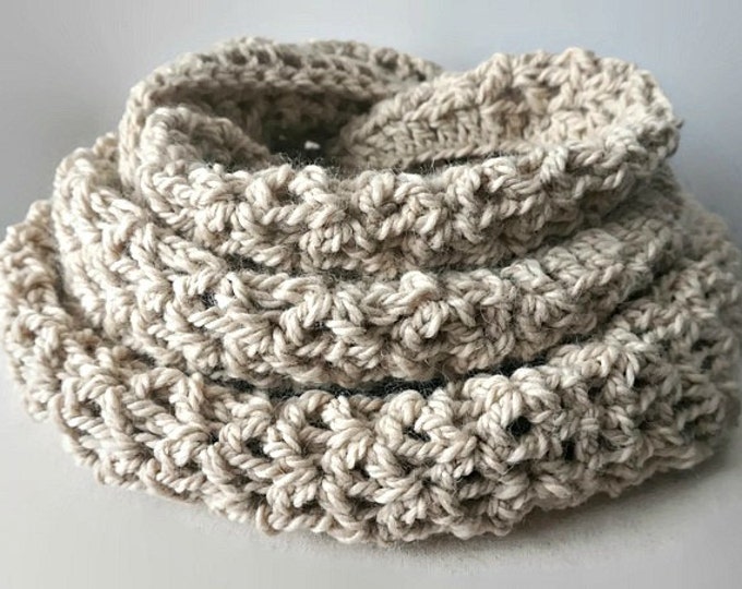 CROCHET PATTERN Crochet Infinity Scarf Pattern Eternity Scarf Crochet Pattern Crochet Scarves Pattern Cowl Scarf Pattern Chunky scarf
