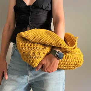 CROCHET PATTERN SANDY in Paris Crochet Bag Pattern Raffia Bag crochet purse  woman bag shopping bag summer bag beach bag, handbag