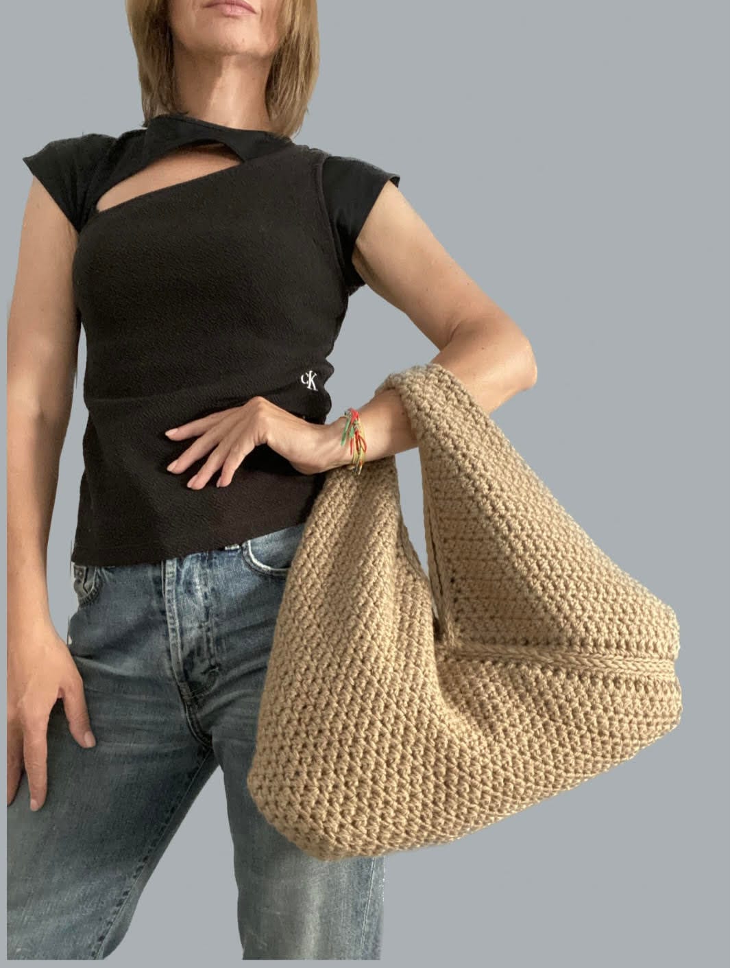 CROCHET PATTERN MOIRANA Crochet Bag Pattern Raffia Bag crochet purse woman bag shopping bag summer bag beach bag handbag