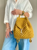 CROCHET PATTERN IRIS Backpack Bag Crochet Bag Pattern  crochet purse  woman bag shopping bag summer bag beach bag, handbag