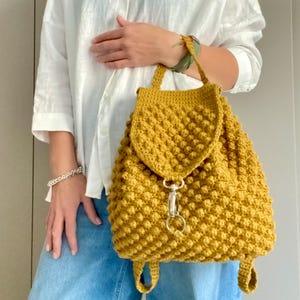MOTIF AU CROCHET IRIS Sac à dos Sac au crochet Sac à main au crochet sac pour femme sac shopping sac d'été sac de plage, sac à main