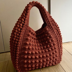 MOTIF AU CROCHET Ferrara Bag Crochet Bag Pattern Tote Pattern sac à main au crochet pour femme, sac shopping, sac d'été, sac de plage