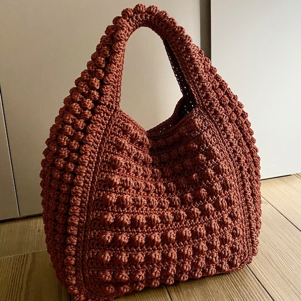 PATRÓN DE GANCHILLO Bolso Ferrara Patrón de bolso de ganchillo Patrón Tote Bolso de crochet Bolso de mujer, bolso de compras, bolso de verano, bolso de playa, bolso de mano