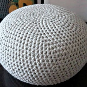 CROCHET PATTERN Diy Tutorial  Crochet Pouf Poof, Ottoman, Footstool, Home Decor, Pillow, Bean Bag, Floor cushion Easy  (Crochet Pattern)